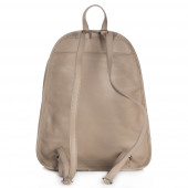 Rucsac din piele naturala DiAmanti Carmen Taupe Chiaro